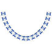 Israël vlag blauw wit patriottische bunting banner (Alle)