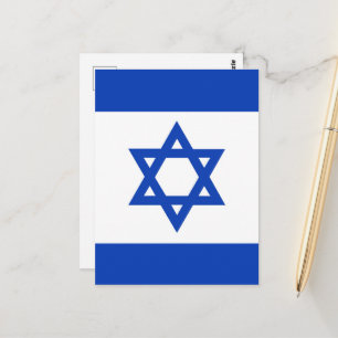 Israël vlag briefkaart