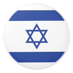 Israël Vlag, Davidster Jodendom Joods Keramische Knop