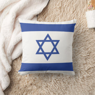 Israël Vlag: Davidster, Jodendom, Joods, Zion Kussen