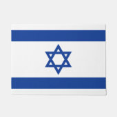 Israël vlag deurmat voor thuis of zaken (Voorkant)