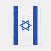Israël-vlag Fleece Deken (Voorkant)
