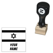 Israël vlag gepersonaliseerd rubberstempel (Gestempeld)