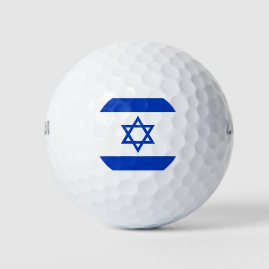 Israël-vlag Golfballen (Voorkant)