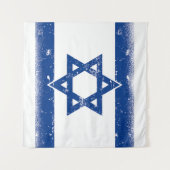 Israël Vlag Grungge Wandkleed (Voorkant (horizontaal))