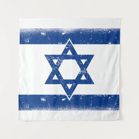 Israël Vlag Grungge Wandkleed (Voorkant)