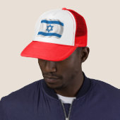 Israël Vlag Hoed Trucker Pet (In situ)