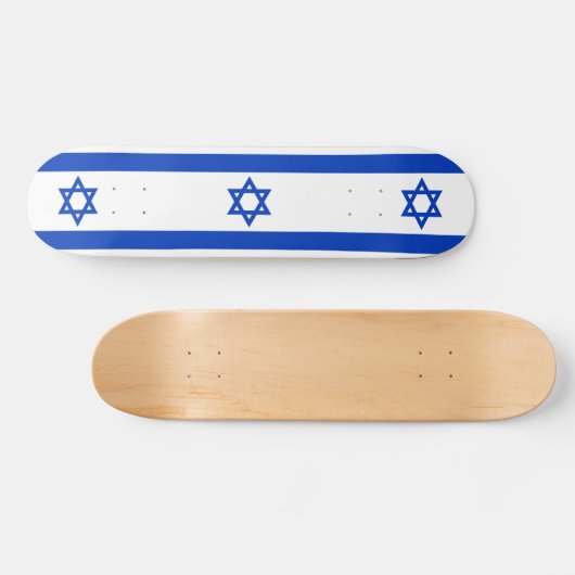 Israël, vlag Israël Persoonlijk Skateboard (Horizontaal)