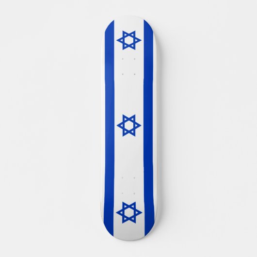 Israël, vlag Israël Persoonlijk Skateboard (Voorkant)