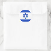 Israël, vlag Israël Ronde Sticker (Tas)