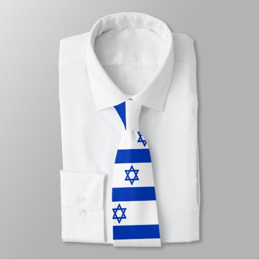Israël, vlag Israël Stropdas (Gebonden)