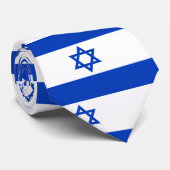 Israël, vlag Israël Stropdas (Opgerold)