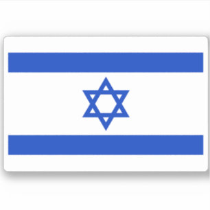 Israël Vlag - Israëlische Vlag - Ster van David Sticker