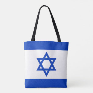 Israël Vlag - Israëlische Vlag - Ster van David Tote Bag