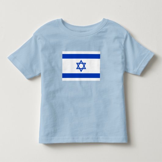 Israël-vlag Kinder Shirts (Voorkant)