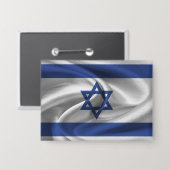 Israël Vlag Knop Button (Voorkant / Achterkant)