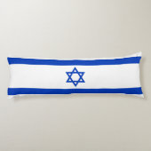 Israël-vlag Lichaamskussen (Achterkant)