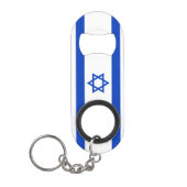 Israël-vlag Mini Flessenopener (Voorkant)