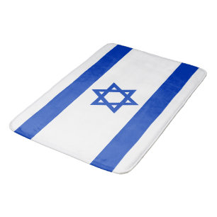 Israël vlag modern patriottisch badmat
