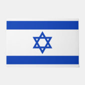 Israël vlag modern patriottisch deurmat (Voorkant)