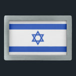 Israël vlag modern patriottisch gesp<br><div class="desc">Israël vlag moderne patriottische Belt gesp. Israëlische vlag.</div>