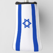 Israël vlag modern patriottisch golfheadcover (Draai 90)