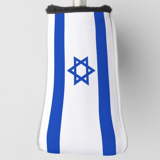 Israël vlag modern patriottisch golfheadcover (Draai 90)