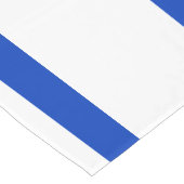 Israël vlag modern patriottisch lange tafelloper (Hoek)