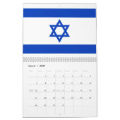 Israël vlag modern patriottisch modern kalender (Mar 2027)