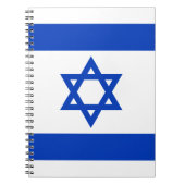 Israël vlag modern patriottisch notitieboek (Voorkant)