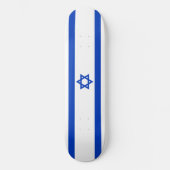 Israël vlag modern patriottisch persoonlijk skateboard (Voorkant)