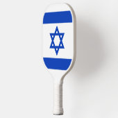 Israël vlag modern patriottisch pickleball paddle (Links)