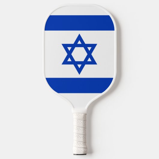 Israël vlag modern patriottisch pickleball paddle (Voorkant)