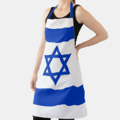 Israël vlag modern patriottisch schort (Insitu)