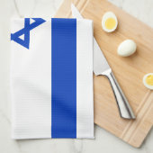 Israël vlag modern patriottisch theedoek (Quarter Fold)