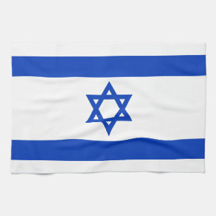 Israël vlag modern patriottisch theedoek