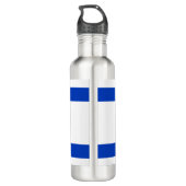 Israël vlag modern patriottisch waterfles  (Achterkant)