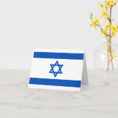 Israël Vlag Notitiekaart (Gele Bloem)