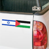 Israël vlag Palestina vlag vrede Bumpersticker (Op Truck)