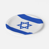 Israël-vlag Papieren Bordje (Gekanteld)
