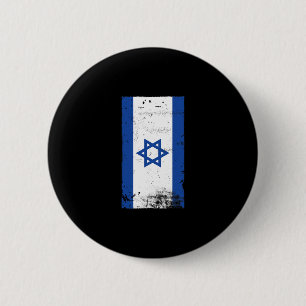 Israël Vlag Patriottisch Zionisme Joods Trots Ronde Button 5,7 Cm