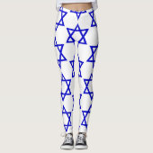 Israël vlag patroon leggings (Voorkant)