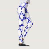 Israël vlag patroon leggings (Rechts)