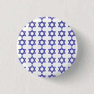 Israël vlag patroon ronde button 3,2 cm