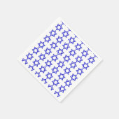 Israël vlag patroon servet (Hoek)