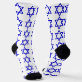 Israël vlag patroon sokken (Gebogen)