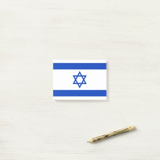 Israël-vlag Post-it® Notes (Op bureau)