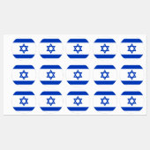 Israël vlag rond labels (Vel)