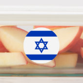 Israël vlag rond labels (Aangebracht)