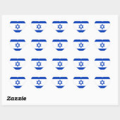 Israël vlag schattig hart sticker (Vel)